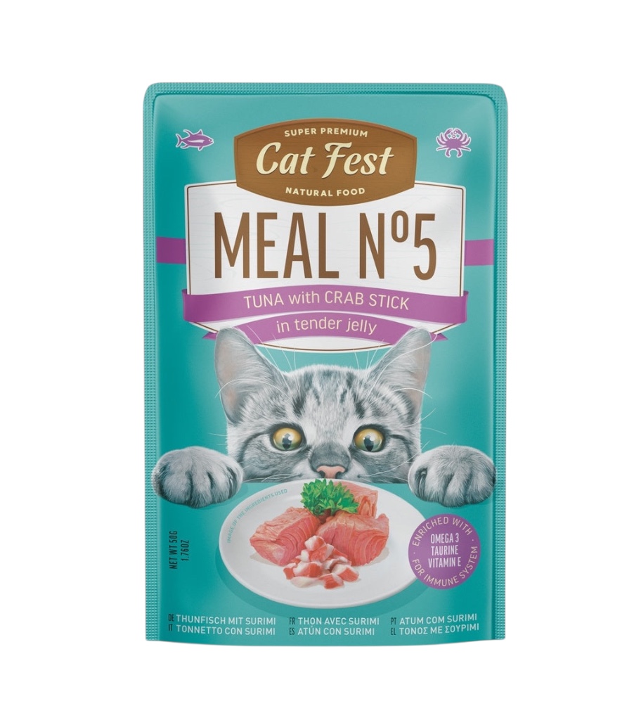 Cat Fest Meal No5 Tuna With Crab Stick 50gr